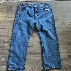 Levi’s 501 button fly jeans